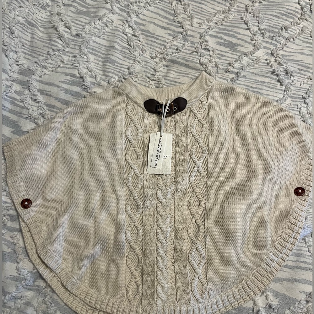 Size small Hope & Henry sweater cape